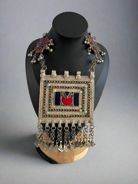 Afghani Chunky Long Necklace