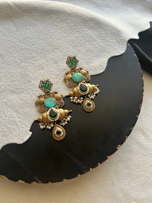 Shades of Green Earrings